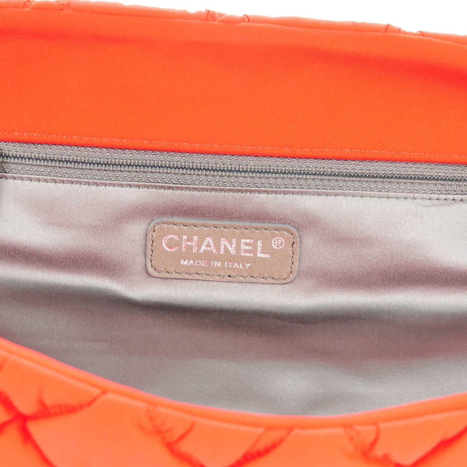Chanel Nylon Bubble Quilt Accordion Flap Red 6 of 7
