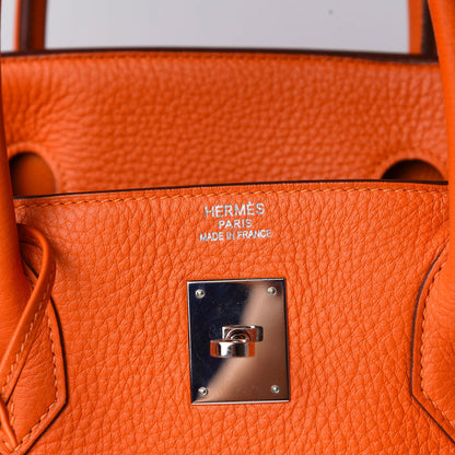 Hermes Togo Birkin 40 Orange 8 of 14