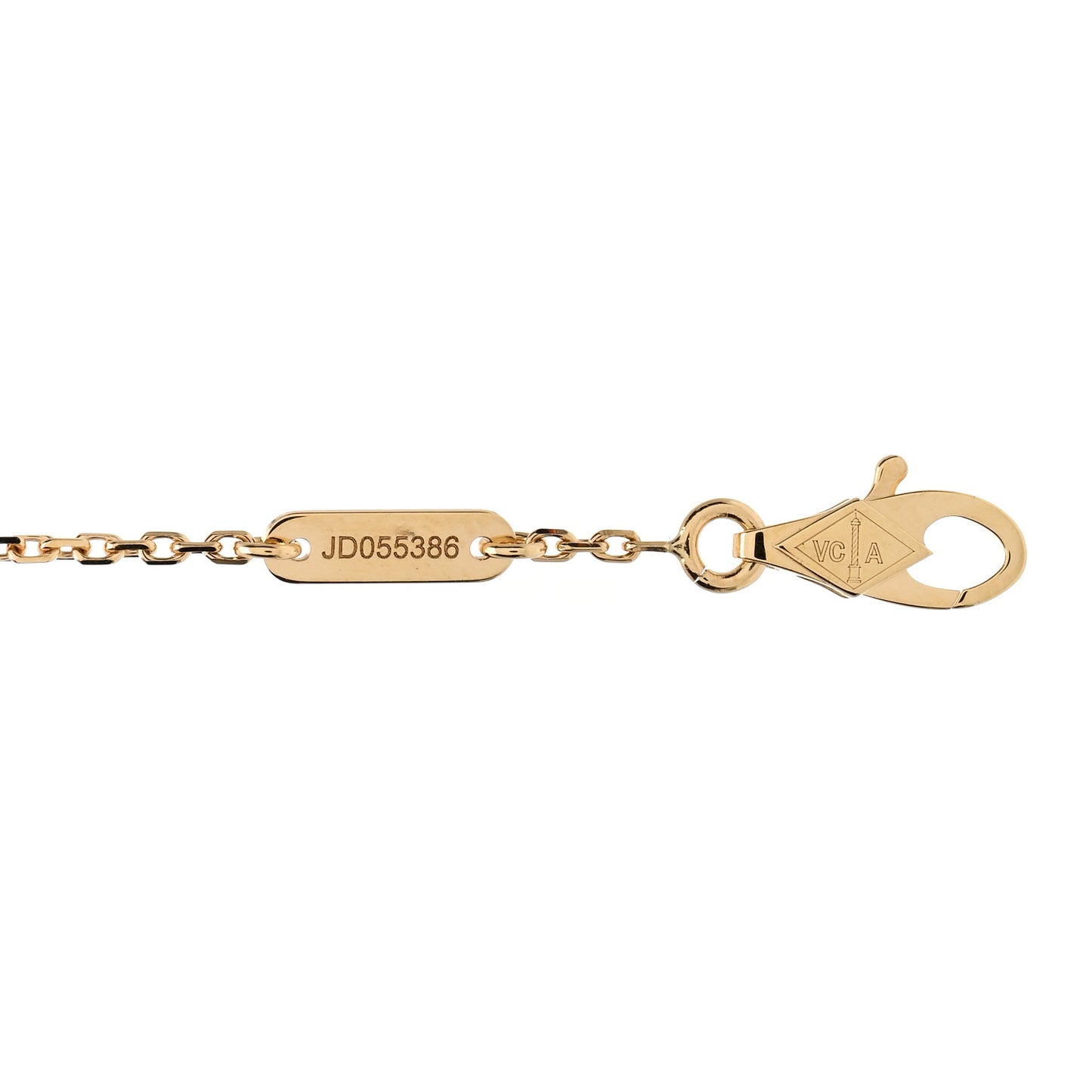 18K Yellow Gold Mother of Pearl Sweet Alhambra Bracelet