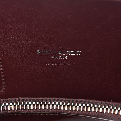 Saint Laurent Grained Calfskin Baby Sac De Jour Amaranto 7 of 9