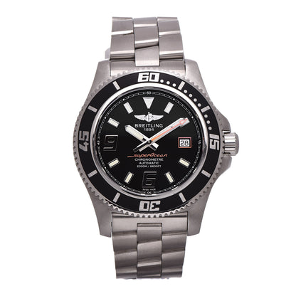 Breitling Stainless Steel 44mm Super Ocean 44 Automatic Watch Black A17391 1 of 6