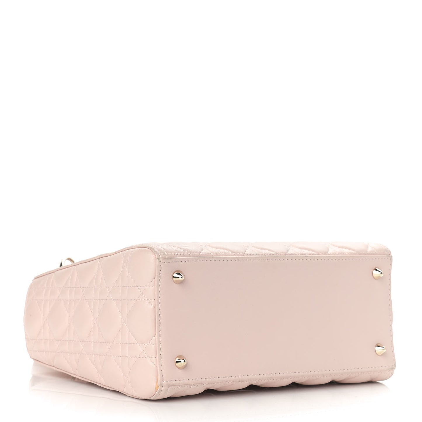 Lambskin Cannage Medium Lady Dior Light Pink