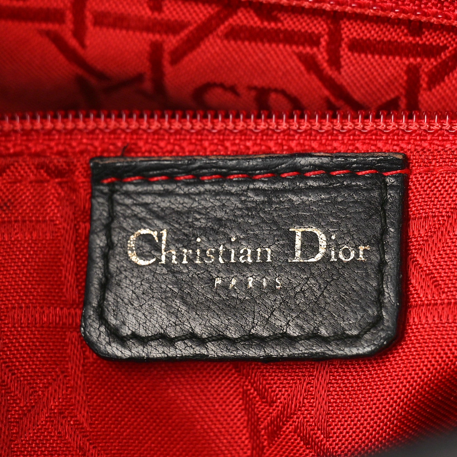 Christian Dior Lambskin Cannage Large Lady Dior Black 6 of 16
