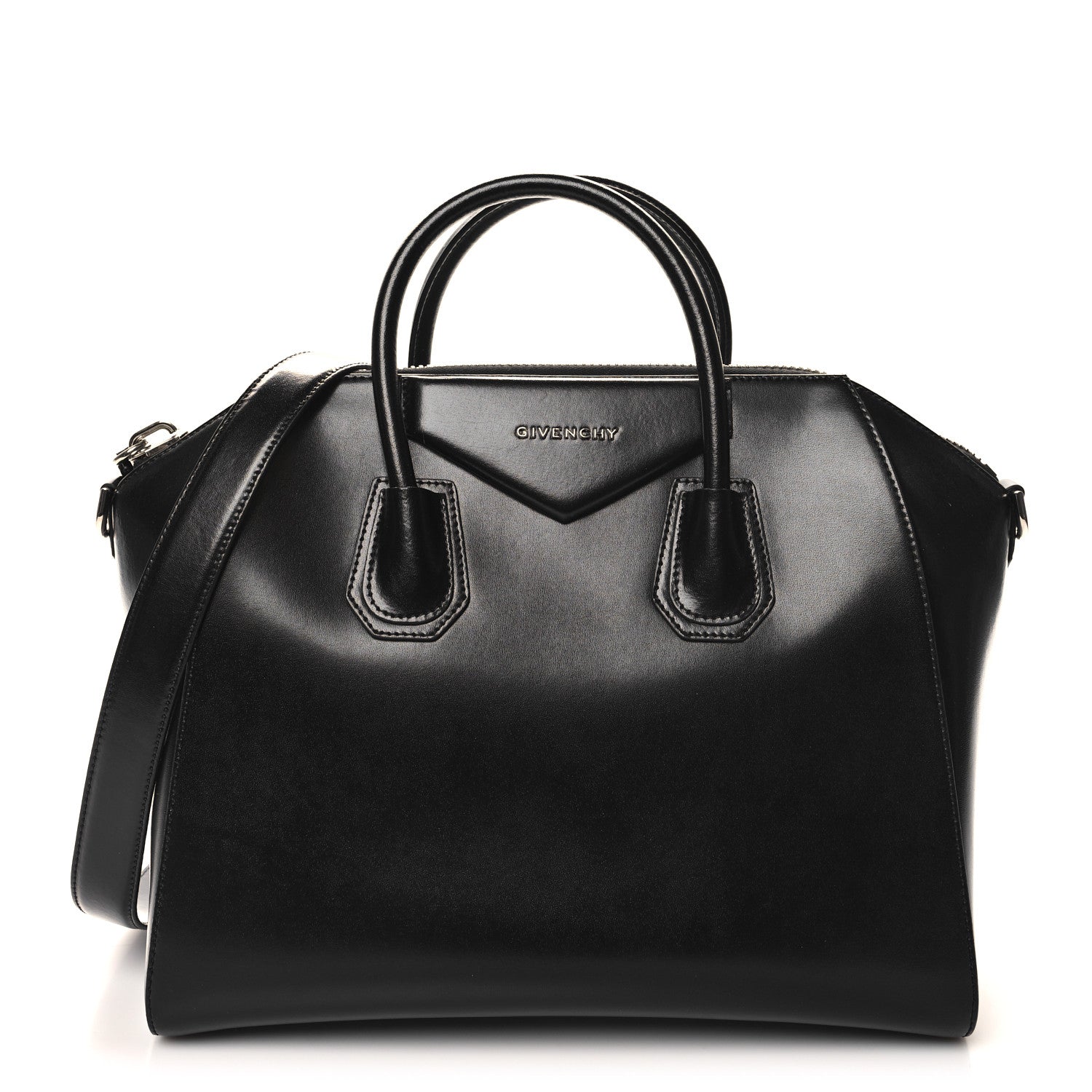Givenchy Shiny Lord Calfskin Small Antigona Black 1 of 10