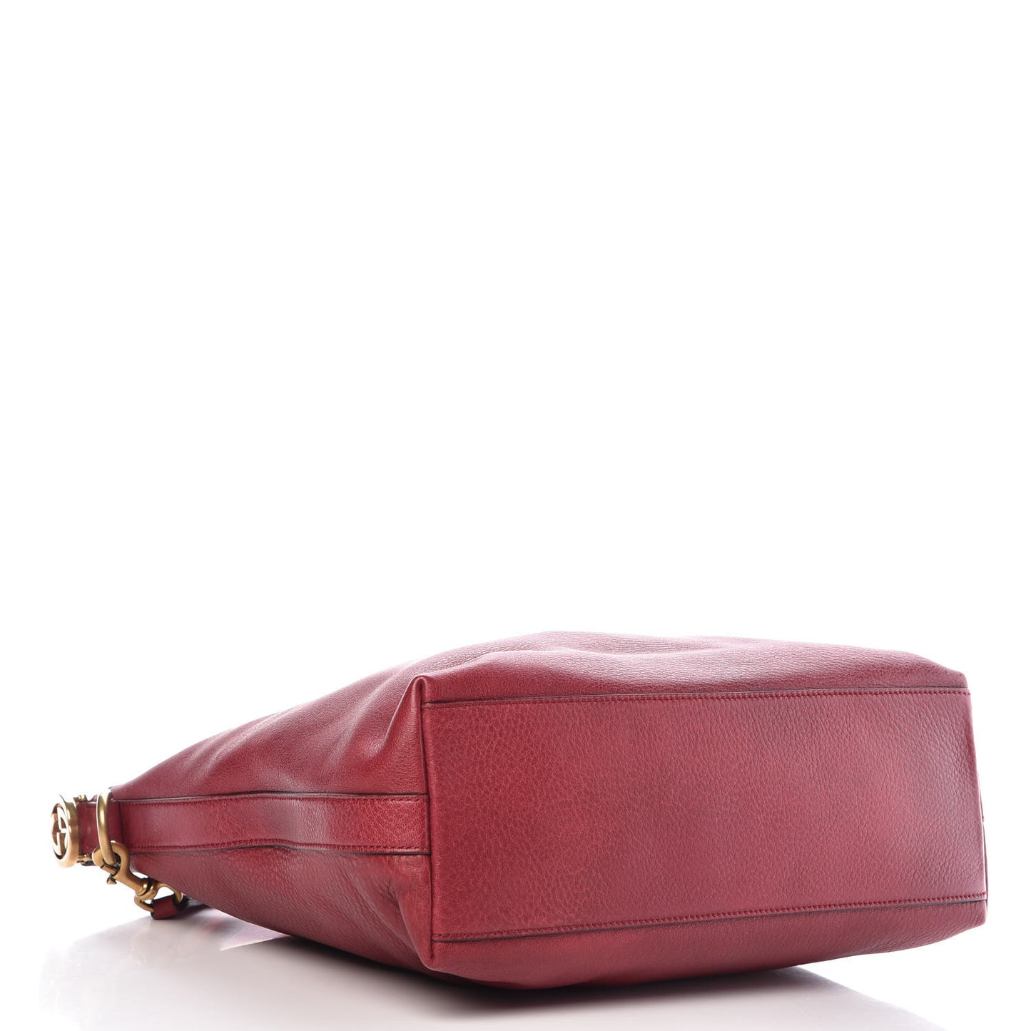 Pebbled Calfskin Small Miss GG Hobo Red
