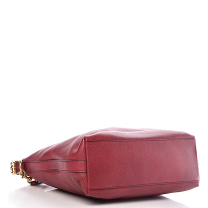 Gucci Pebbled Calfskin Small Miss GG Hobo Red 5 of 10