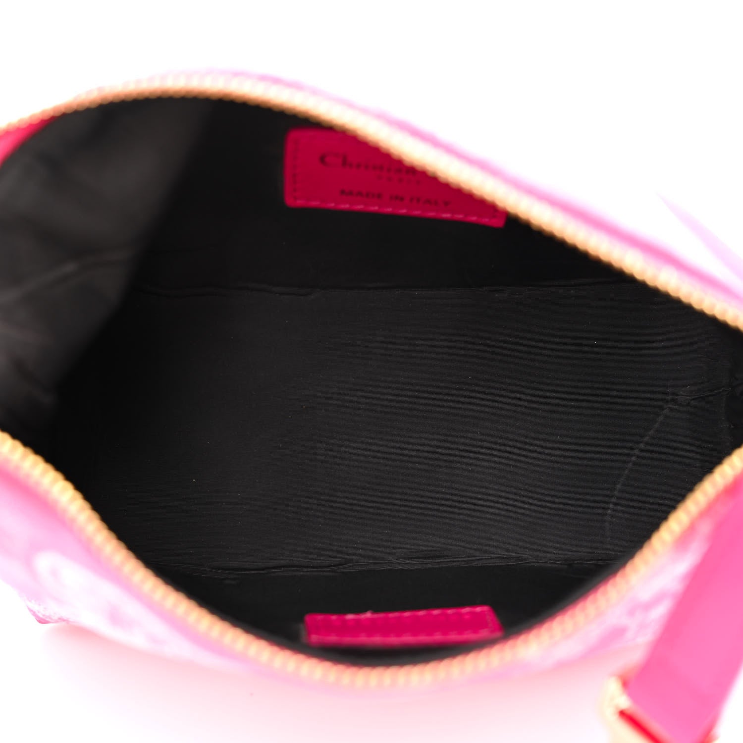 Christian Dior Canvas De Jouy Diortravel Nomad Pouch Pink 5 of 11