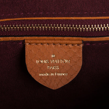 Louis Vuitton Monogram Python Ostrich Gaia Bordeaux 6 of 8