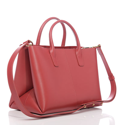 Mansur Gavriel Calfskin Mini Folded Bag Flamma 3 of 9