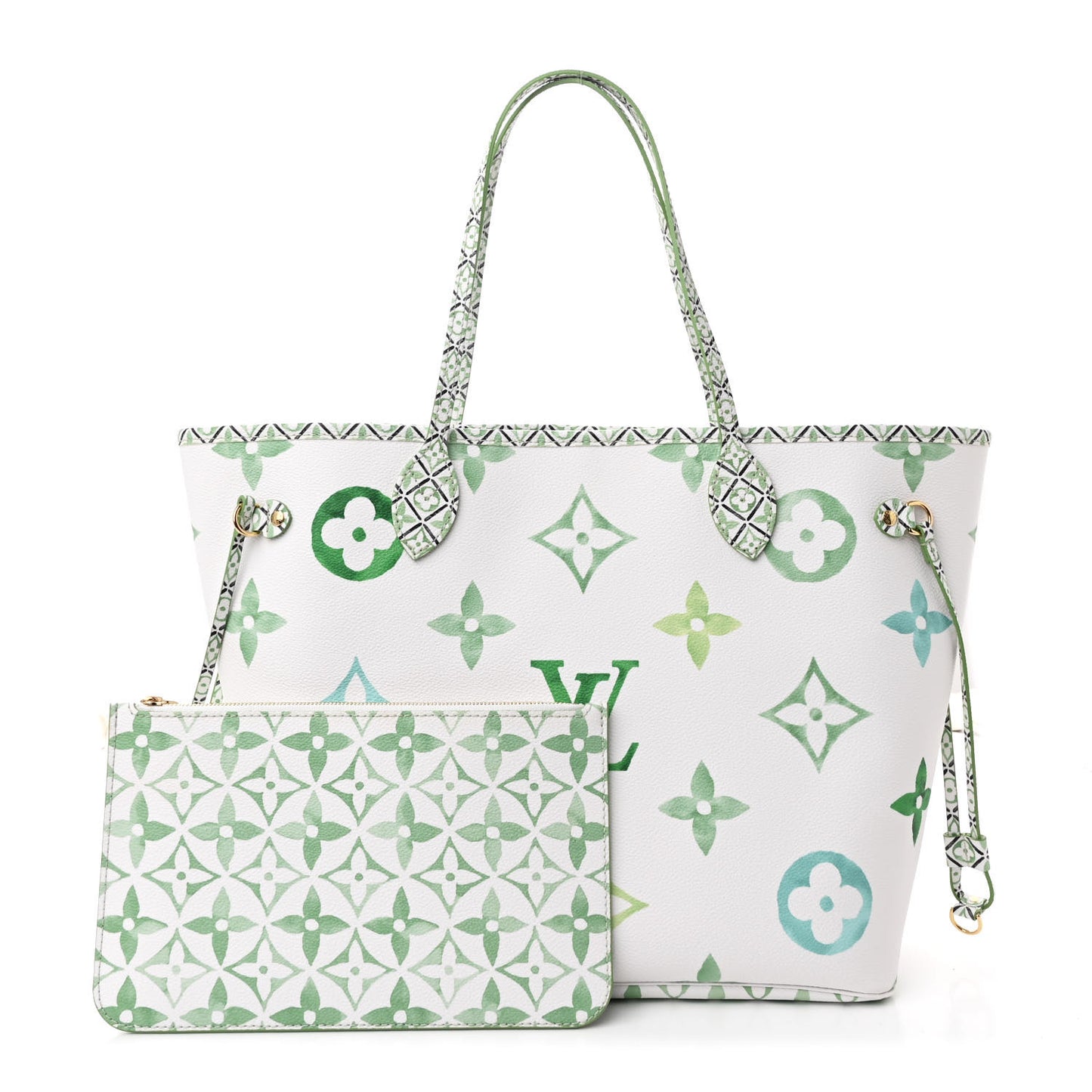 Monogram Giant By The Pool 2.0 Neverfull MM Jade