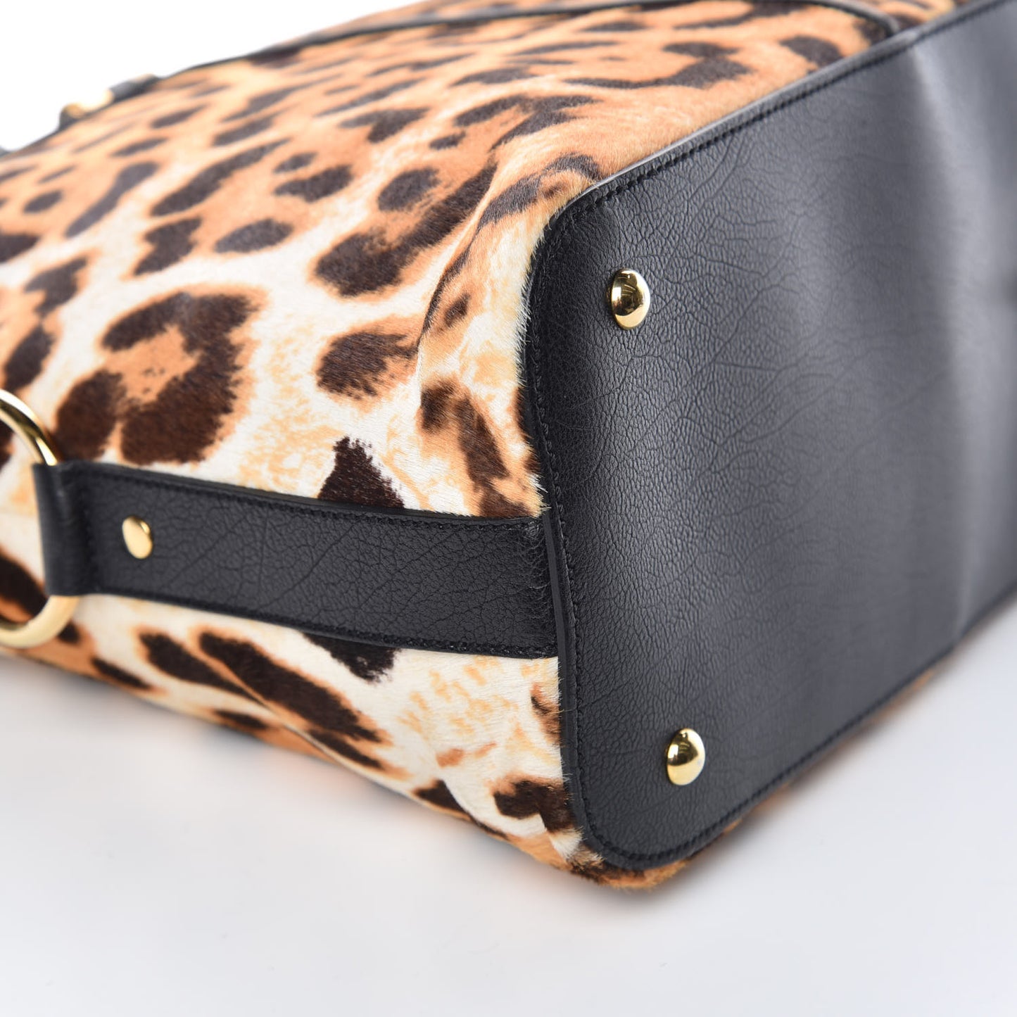 Calf Hair Printed Oversized Muse Leopard