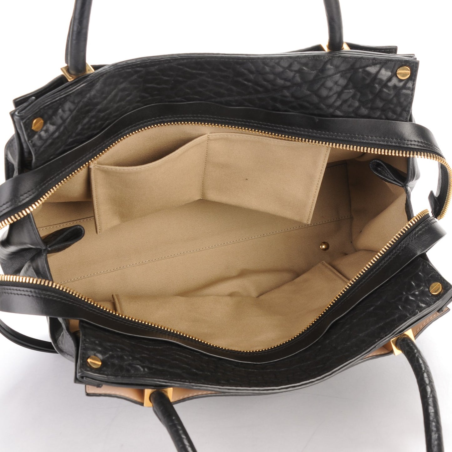Pebbled Calfskin Dree Shoulder Bag Black