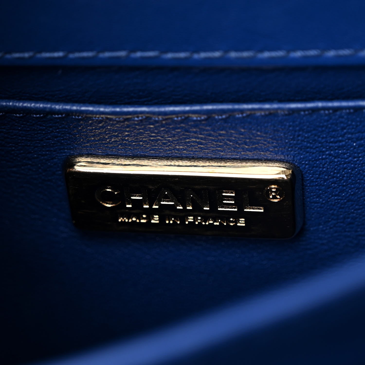 Chanel Snakeskin Small Braided Chic Flap Blue 6 of 19