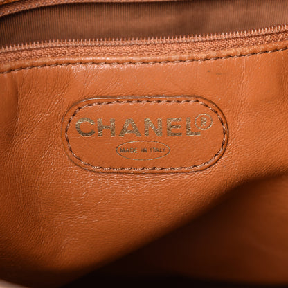 Chanel Grained Calfskin Logo Tote Brown 6 of 33