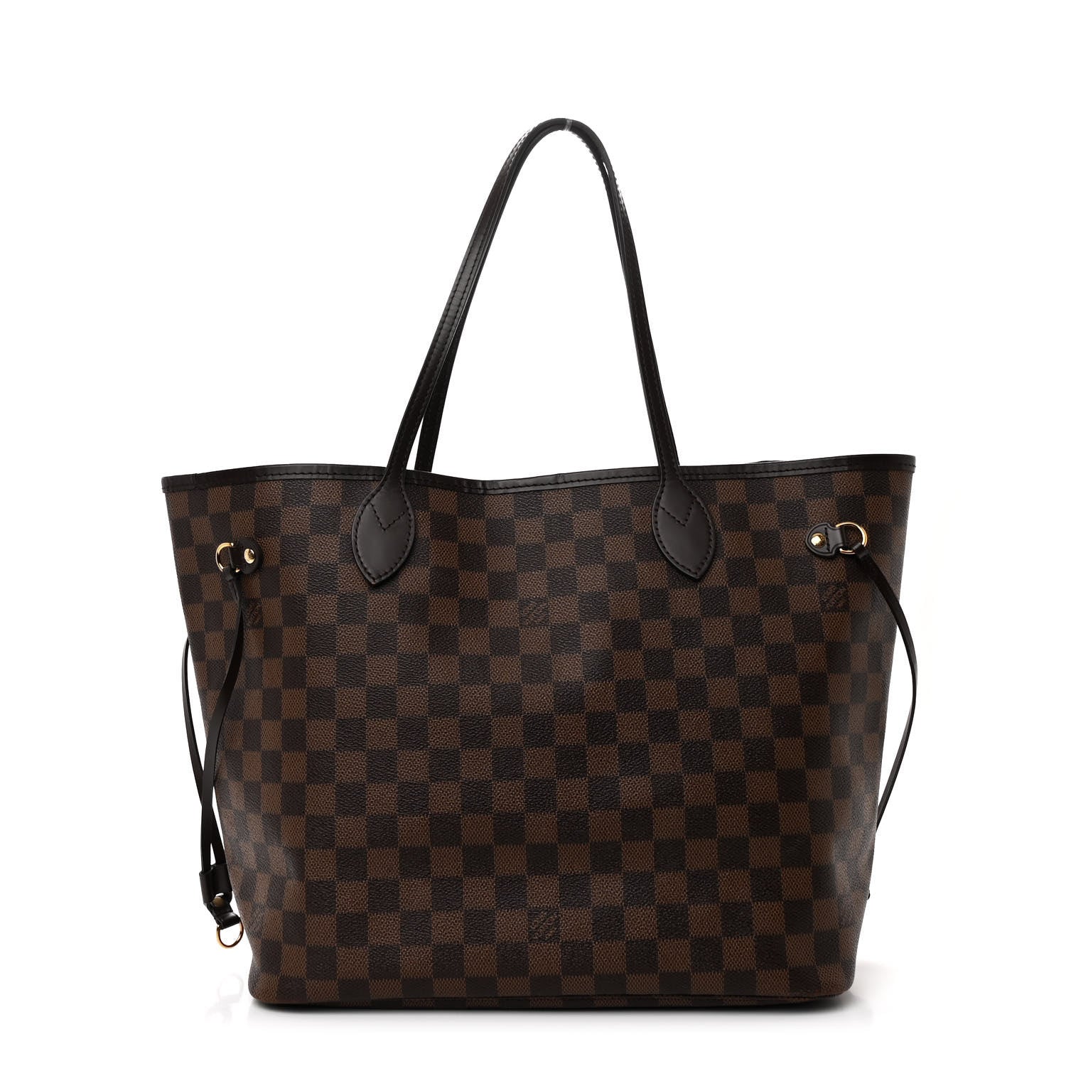 Louis Vuitton Damier Ebene Neo Neverfull MM Rose Ballerine 1 of 15
