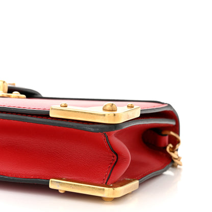 Prada City Calfskin Saffiano Cahier Pochette Fuoco Black 9 of 11