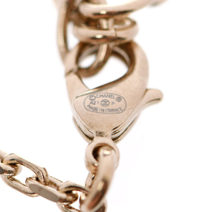 Chanel Pearl CC Chain Anklet Gold 4 of 5