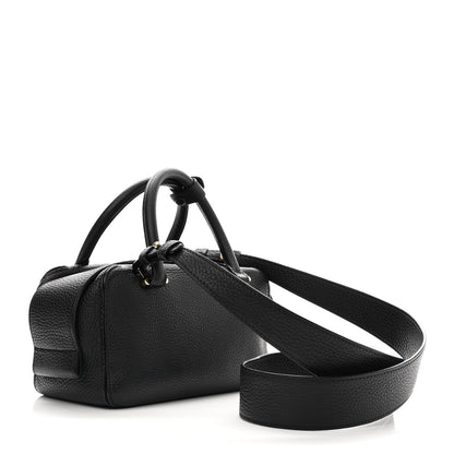 Delvaux Grained Calfskin Mini Cool Box Satchel Black 3 of 10