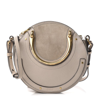 Chloe Calfskin Suede Small Pixie Bag Motty Grey 1 of 11