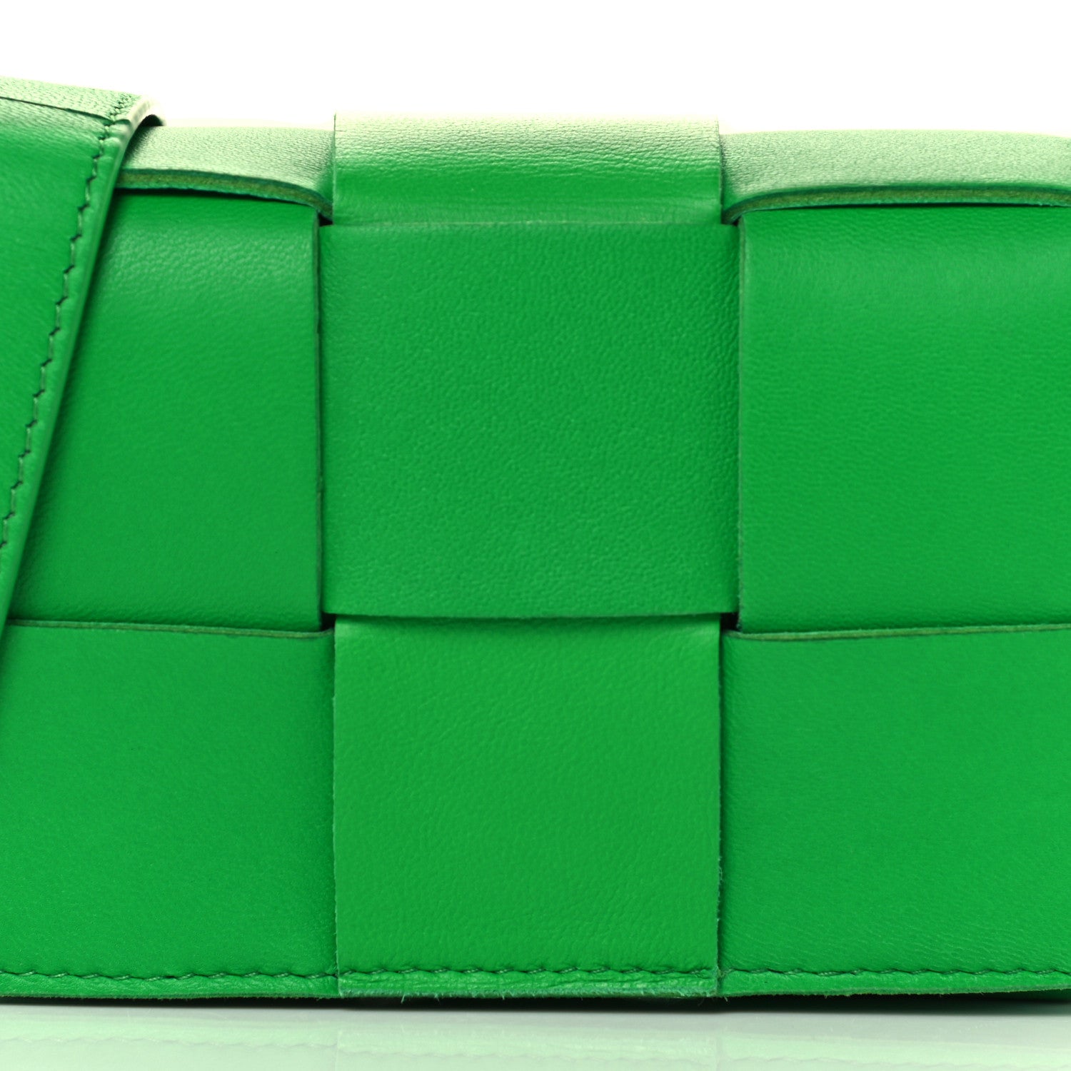 Bottega Veneta Lambskin Maxi Intrecciato Extra Mini Cassette Crossbody Bag Parakeet 7 of 9