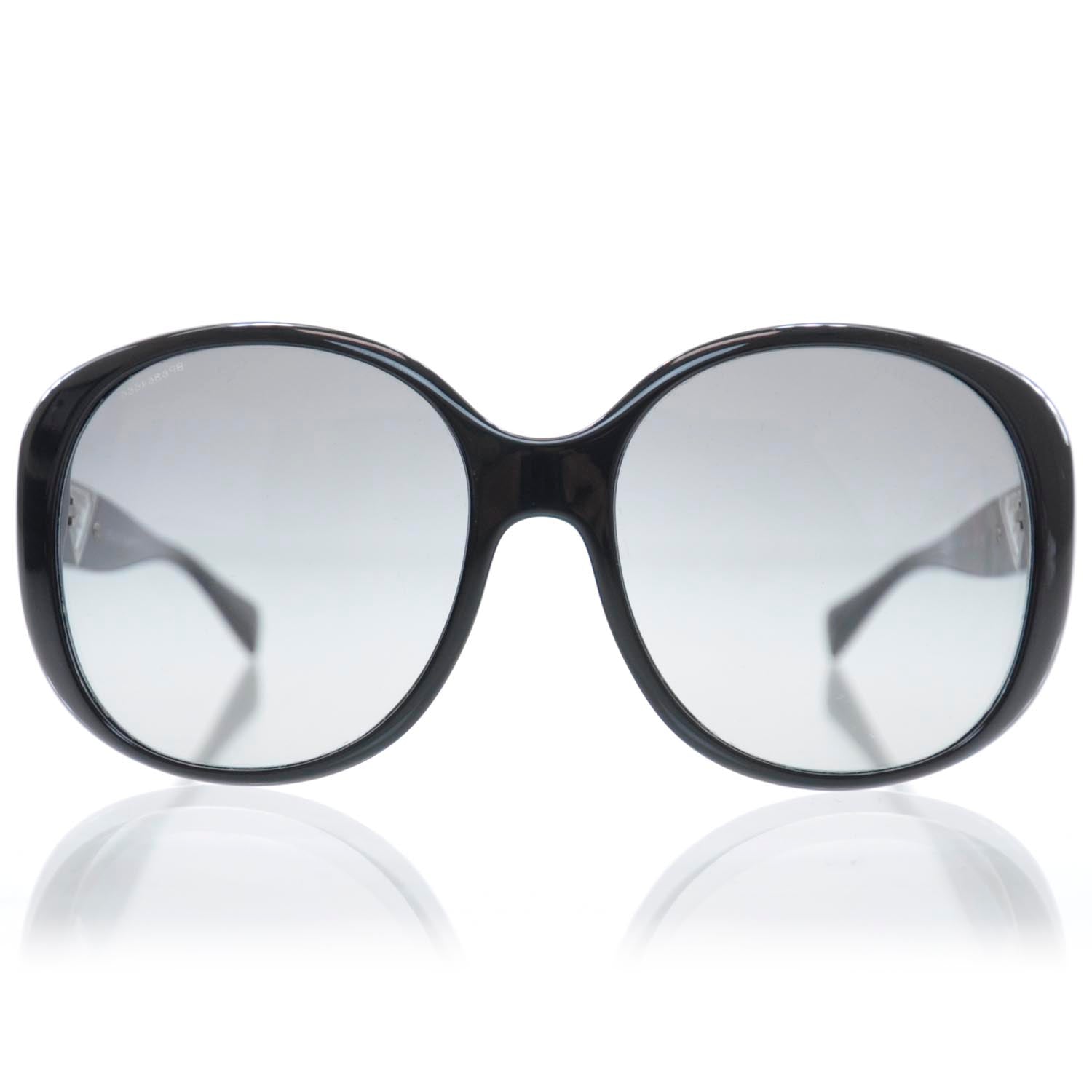 Prada Logo Sunglasses SPR 15O Black 2 of 8