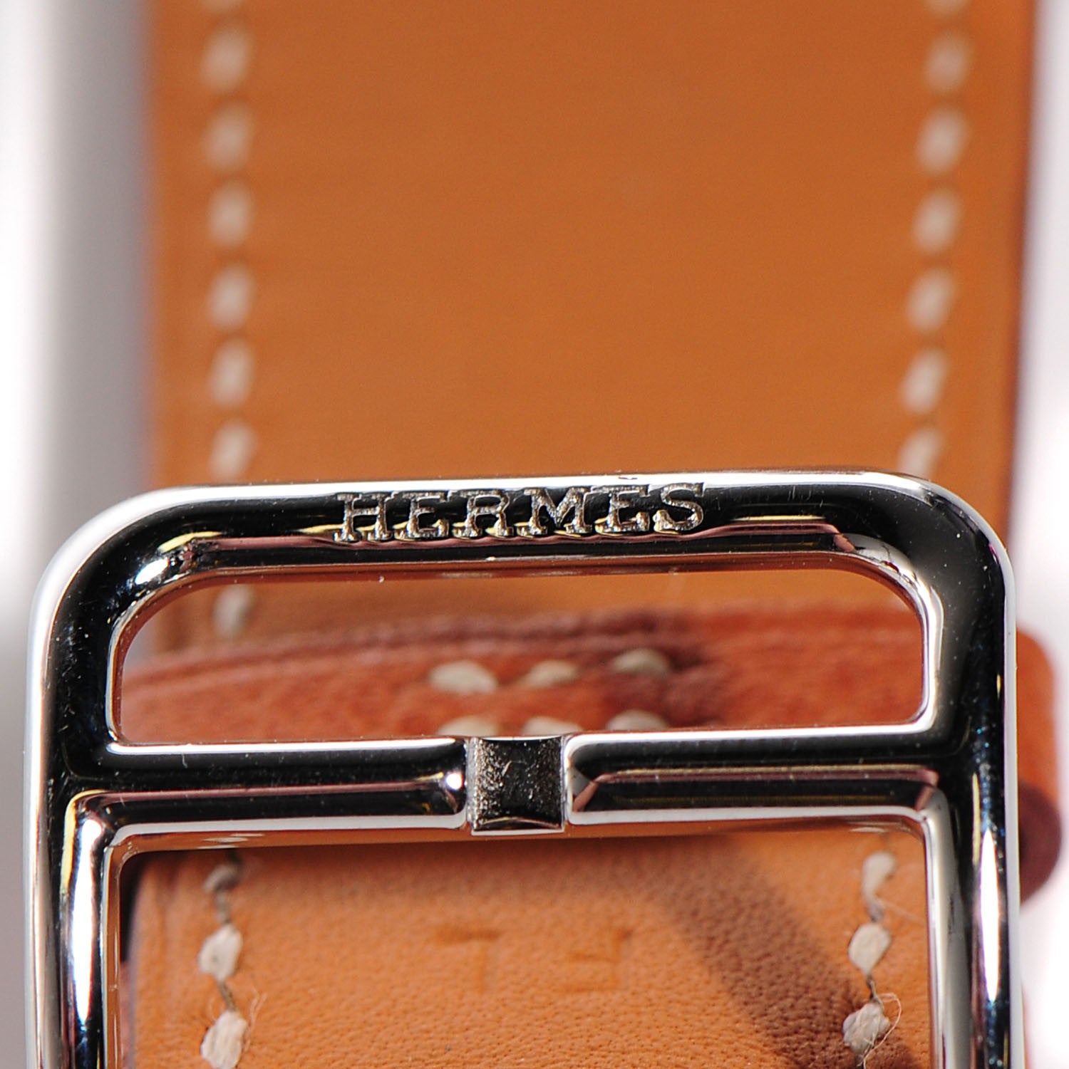 Hermes Stainless Steel Epsom 30.5mm Heure H Hour Quartz Watch Gold 11 of 12