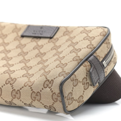 Gucci Monogram Belt Bag Dark Brown 9 of 9