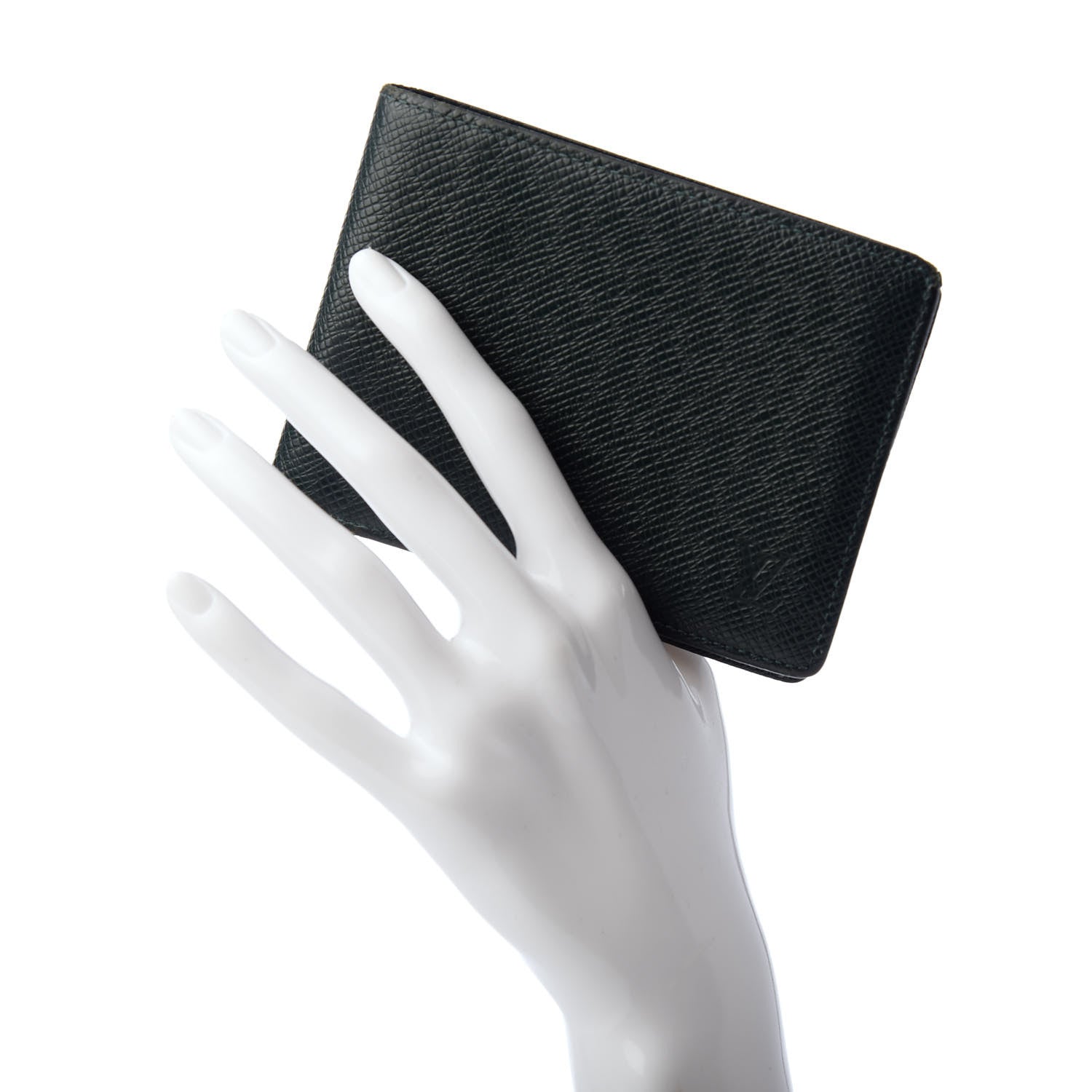 Louis Vuitton Taiga Mens Billfold Wallet 3 Flaps Epicea 2 of 11
