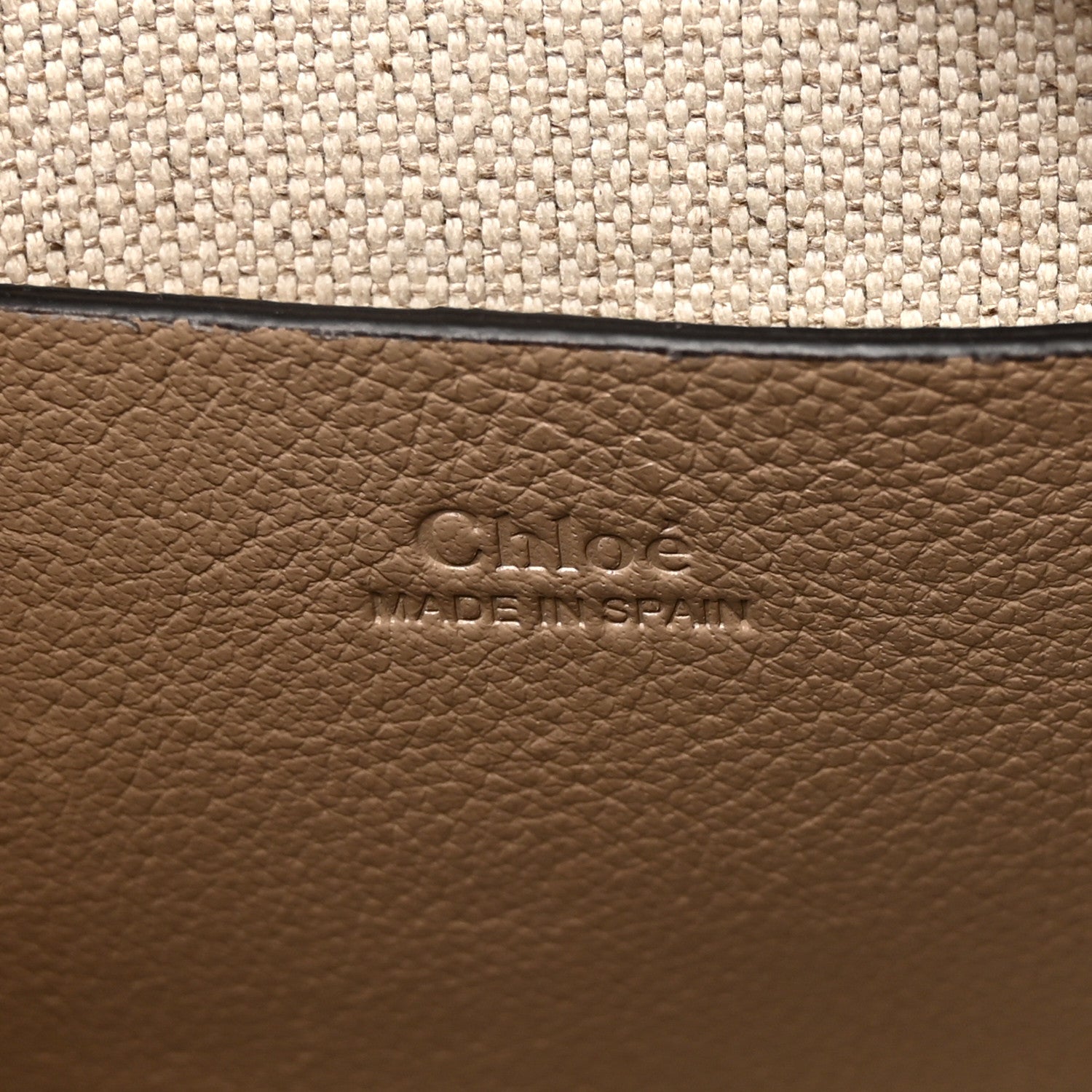 Chloe Grained Buffalo Horse Medal Bucket Bag Boyish Brown 5 of 9