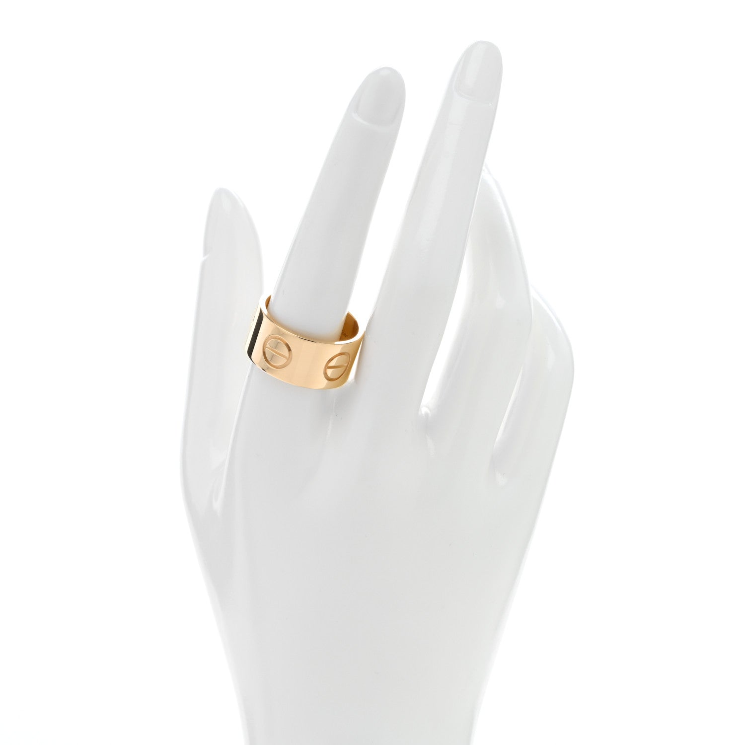 Cartier 18K Yellow Gold 11mm LOVE Ring 62 10 2 of 4