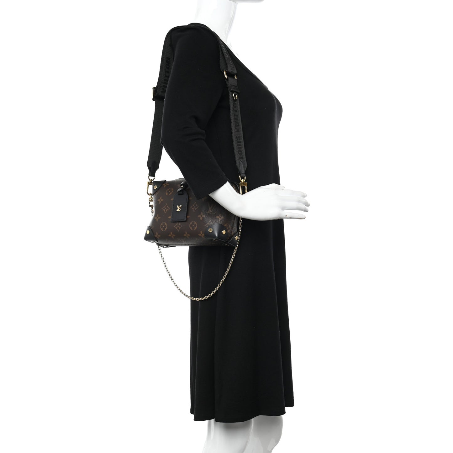 Monogram Petite Malle Souple Black