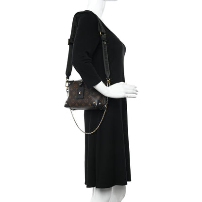 Louis Vuitton Monogram Petite Malle Souple Black 2 of 10