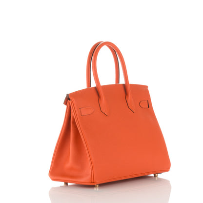 Hermes Epsom Birkin 30 Orange 3 of 24
