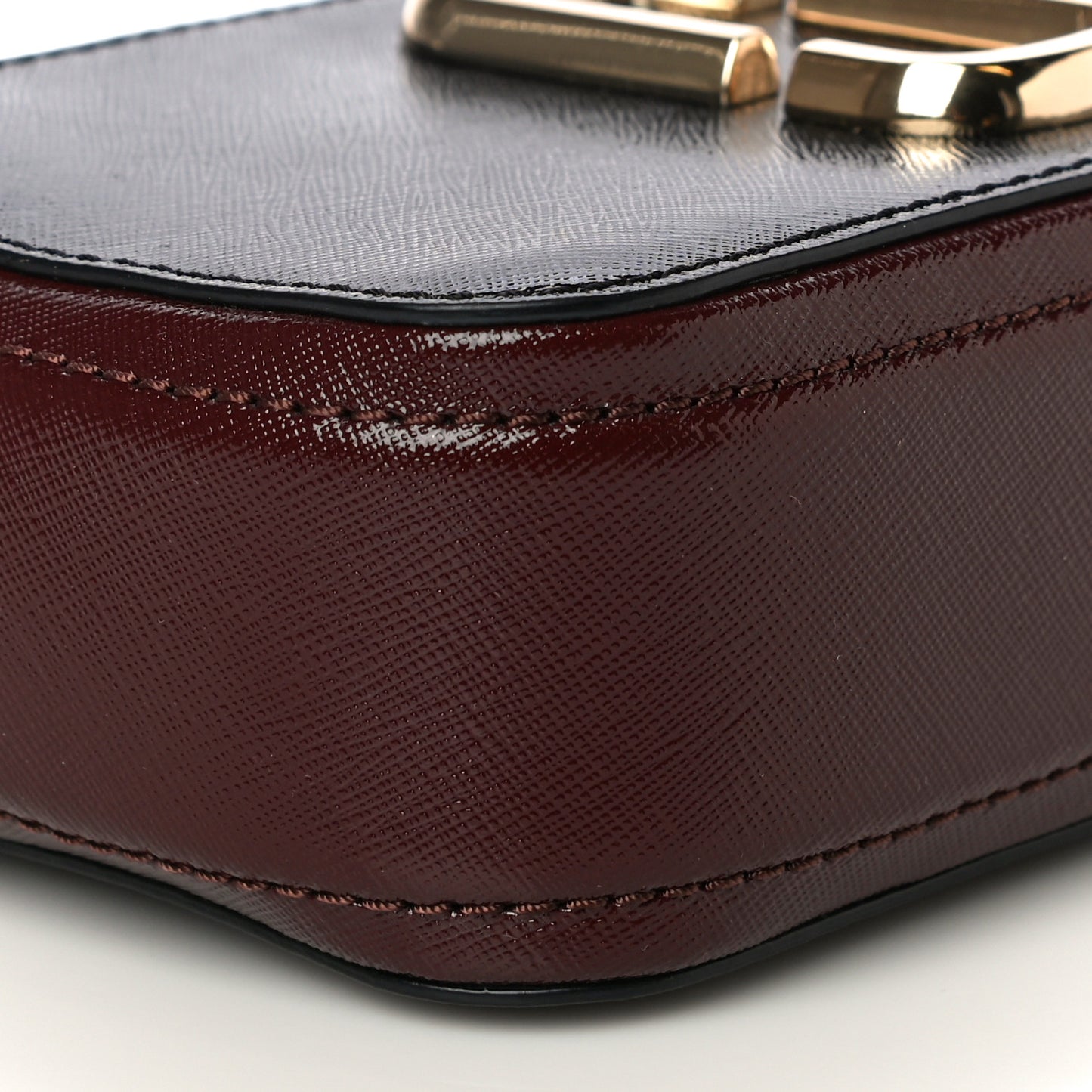Saffiano Small Snapshot Camera Bag Black Multi