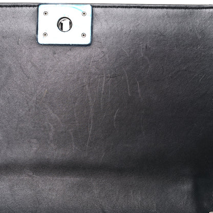 Chanel Lambskin Quilted New Medium Boy Flap Black 16 of 25