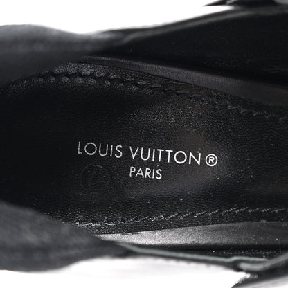 Louis Vuitton Calfskin Star Trail Ankle Pumps 39 Black 7 of 8