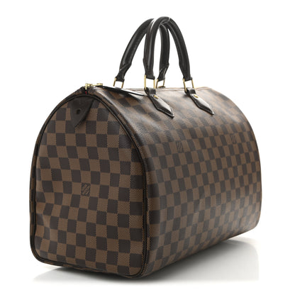 Louis Vuitton Damier Ebene Speedy 35 3 of 10