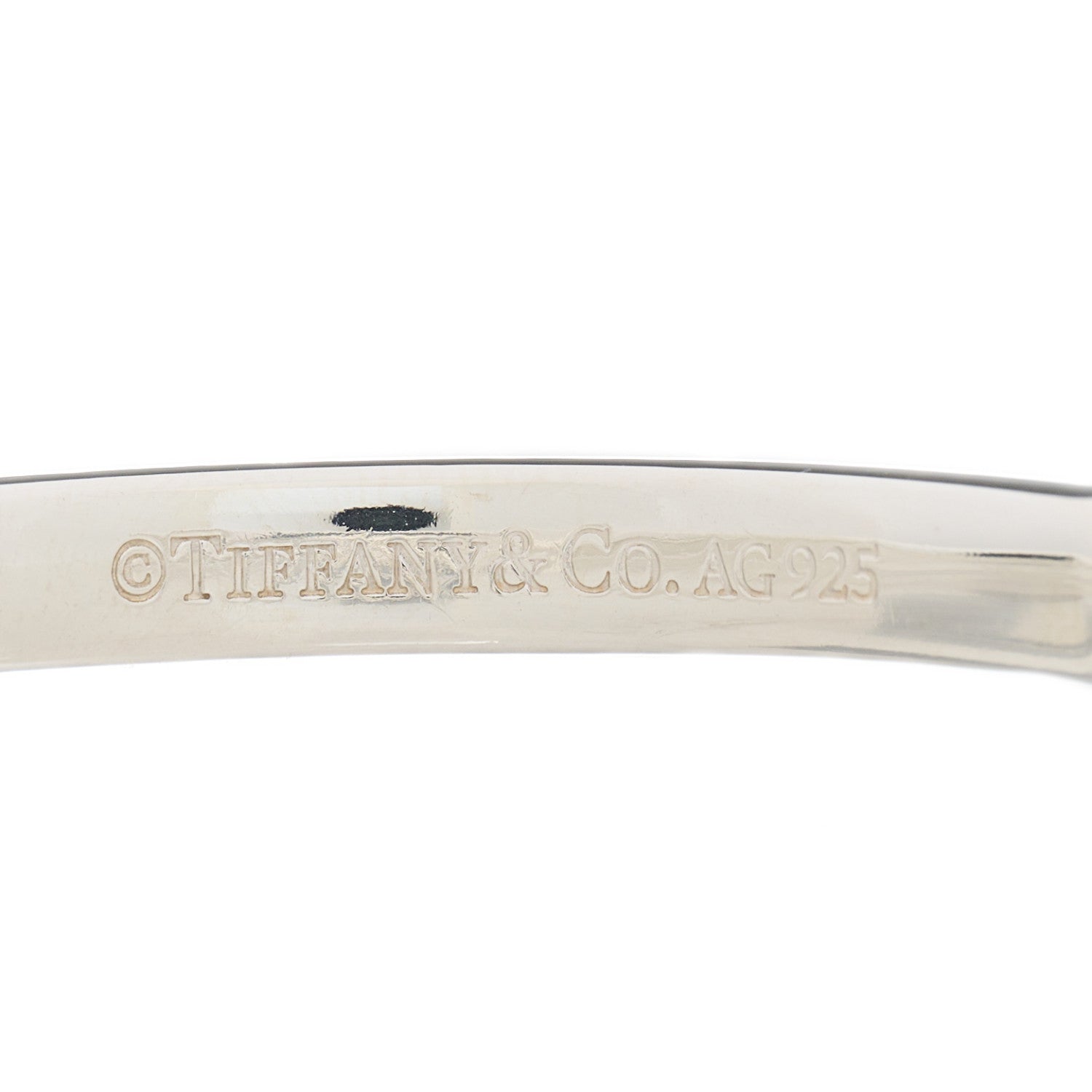 Tiffany Sterling Silver Narrow 1837 Cuff Bracelet 3 of 3