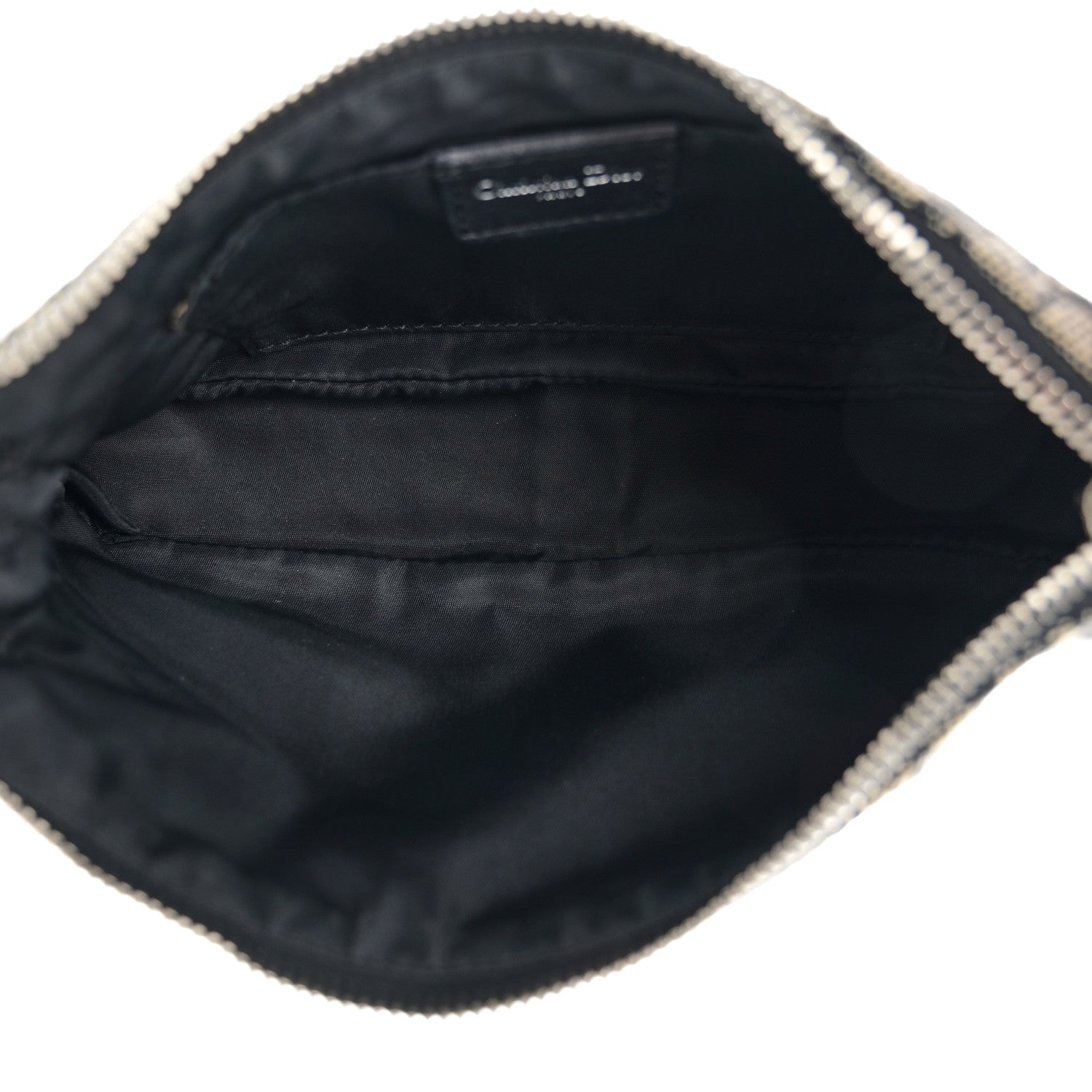 Christian Dior Monogram Shoulder Bag Pochette Black 5 of 13
