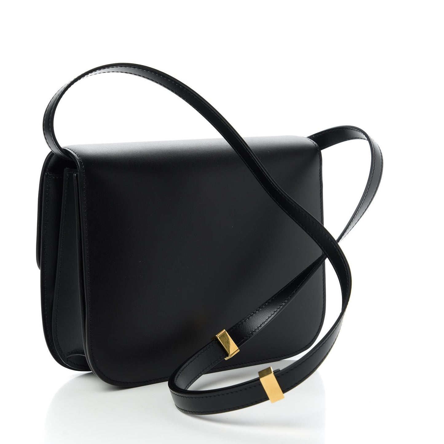 Box Calfskin Medium Classic Box Flap Black