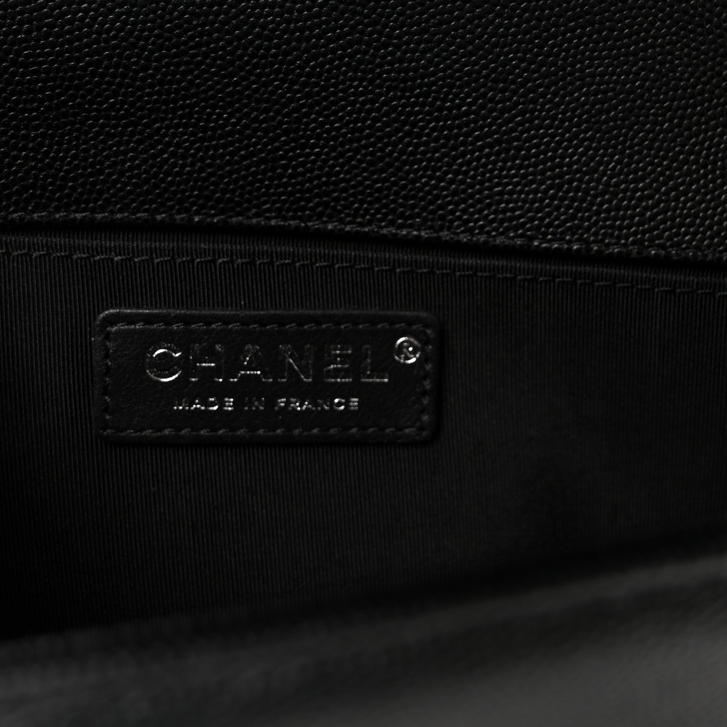 Chanel Caviar Quilted Medium Boy Flap Black 6 of 11