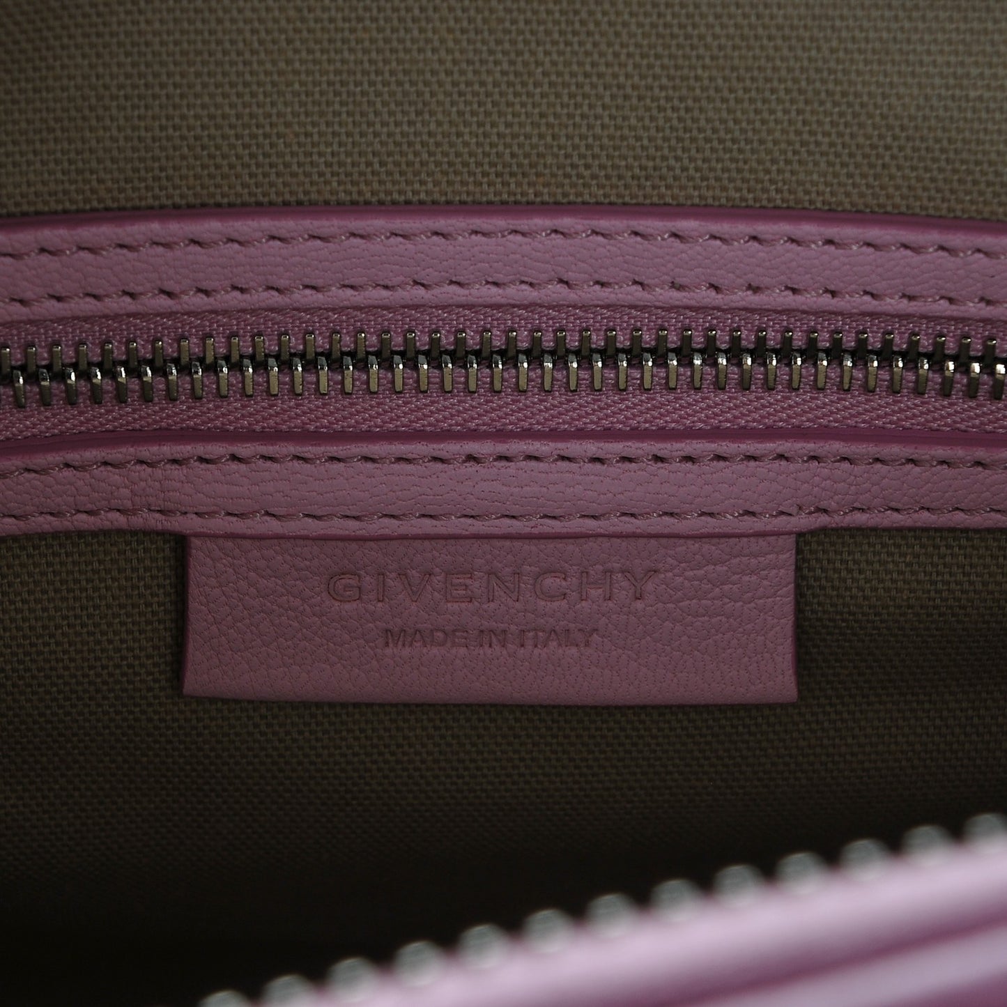 Sugar Goatskin Small Antigona Bright Pink