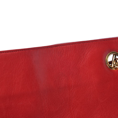 Chanel Lambskin Quilted Tote Red 12 of 16