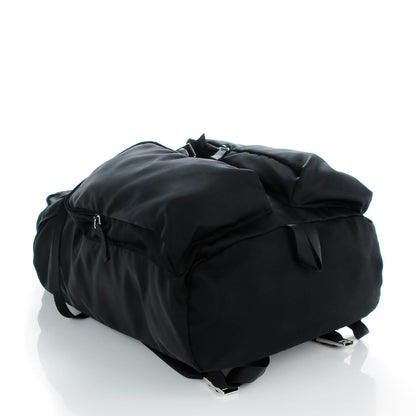 Prada Tessuto Nylon Double Buckle Backpack Black 4 of 8