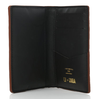 Louis Vuitton X NBA Grained Calfskin Monogram Pocket Organizer Brick Orange 5 of 6