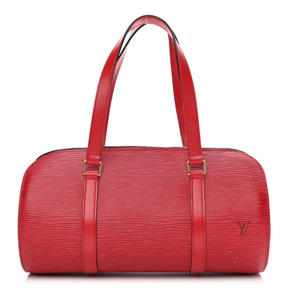 Louis Vuitton Epi Soufflot Castillan Red 3 of 13