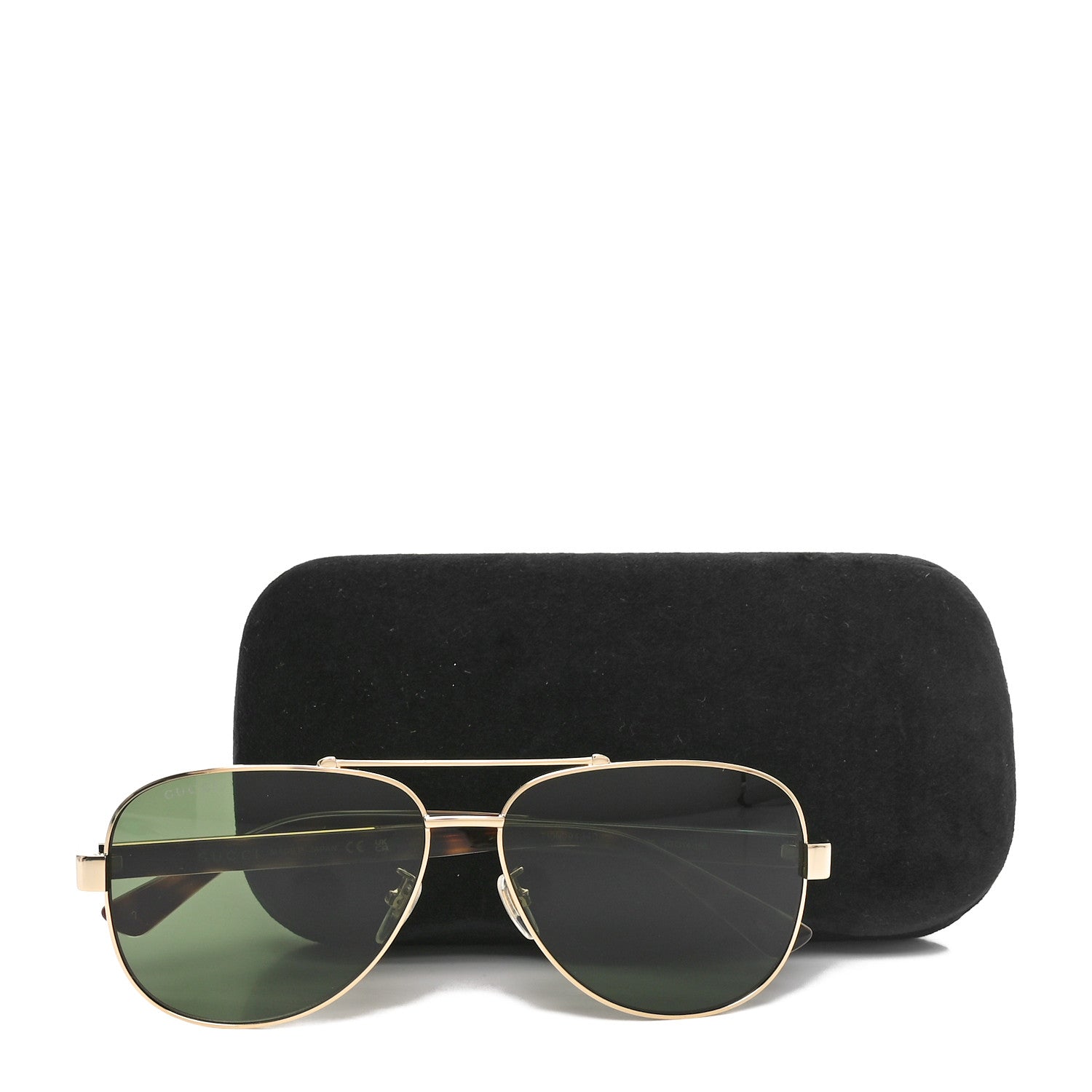 Gucci Web Aviator Sunglasses GG0528S Tortoise 8 of 8