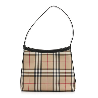Burberry Vintage Check Shoulder Bag Black 1 of 11