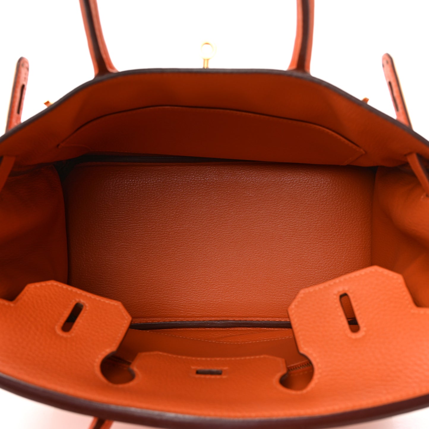 Taurillon Clemence Birkin 30 Orange