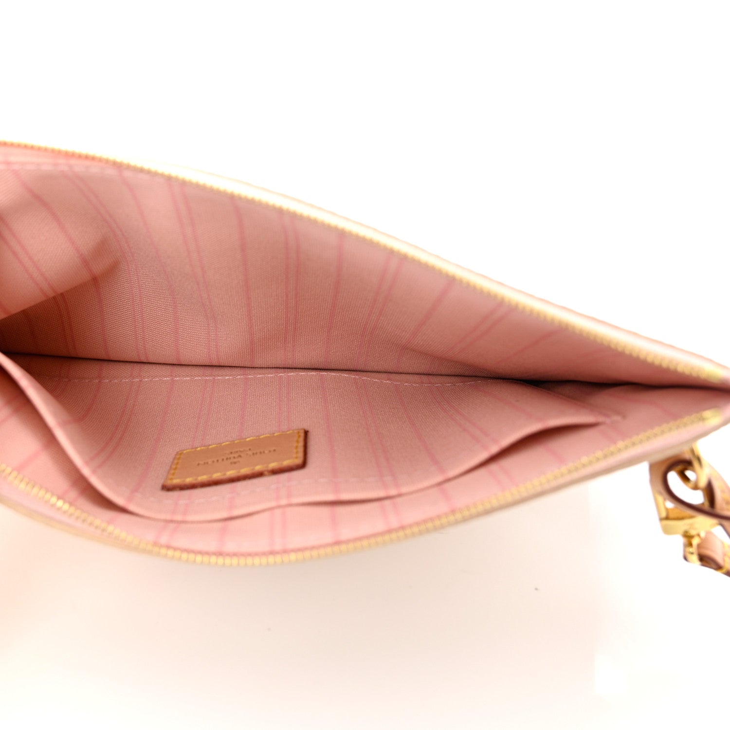 Louis Vuitton Damier Azur Neverfull MM GM Pochette Rose Ballerine 5 of 6